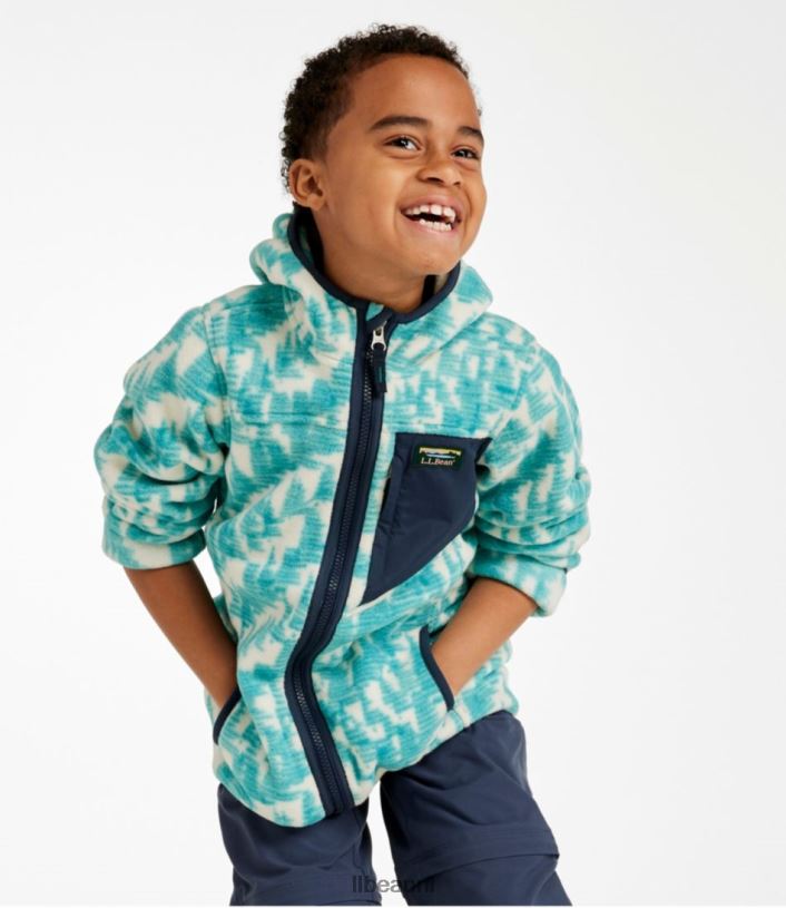 L.L.Bean kinderen retro klassiek bergfleecejack zilverberkenbos print bovenkleding VT0646067 - Image 3