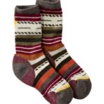 L.L.Bean kinderen smartwool hike margarita ronde sokken met volledig kussen taupe kleding VT0646019