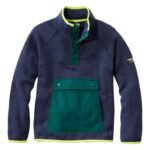 L.L.Bean kinderen trui fleece heldere marine kleding VT0644666