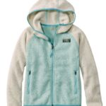 L.L.Bean kinderen trui fleece zeildoek/licht mint bovenkleding VT0643634