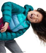 L.L.Bean kinderen ultralicht 650 donsjack colorblock van kersentomaat bovenkleding VT064955 - Image 3