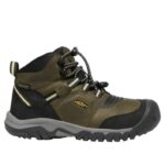 L.L.Bean kinderen waterdichte scherpe ridge flex-wandelaars donker olijf/stoffige citroen schoenen VT0641201