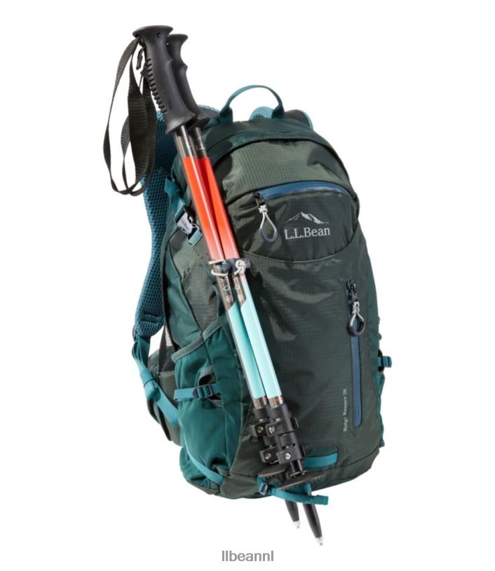 L.L.Bean unisex 4-seizoenen wandelstokken eerlijke aqua/kerstomaat uitrusting voor buiten VT0641711 - Image 4