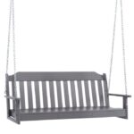 L.L.Bean unisex 60'' schommelbank voor alle weersomstandigheden leigrijs achtertuin en terras VT0644495