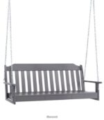 L.L.Bean unisex 60'' schommelbank voor alle weersomstandigheden leigrijs achtertuin en terras VT0644495