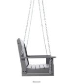 L.L.Bean unisex 60'' schommelbank voor alle weersomstandigheden leigrijs achtertuin en terras VT0644495 - Image 3