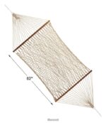 L.L.Bean unisex achtertuin Duracord 55'' hangmat gemêleerd marine achtertuin en terras VT0644408 - Image 5