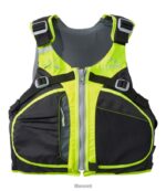 L.L.Bean unisex ademende pfd met hoge rugleuning Neon Geel watersport VT0645284