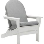 L.L.Bean unisex adirondack stoelzitting en rugtextuurkussen grijs achtertuin en terras VT0644450