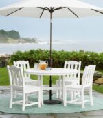 L.L.Bean unisex All-weather armloze eetkamerstoel set van twee leigrijs achtertuin en terras VT0646349 - Image 5