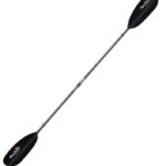 L.L.Bean unisex aqua-bound sting ray carbon versa-lok kajak 2-delige peddel zwart watersport VT0641840