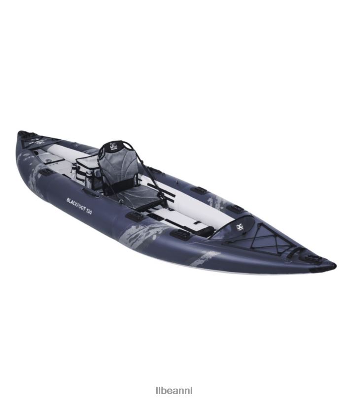 L.L.Bean unisex aquaglide blackfoot opblaasbare kajak voor vissers blauw watersport VT0642239 - Image 3