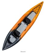 L.L.Bean unisex aquaglide deschutes opblaasbare kajak tandem oranje watersport VT0641489