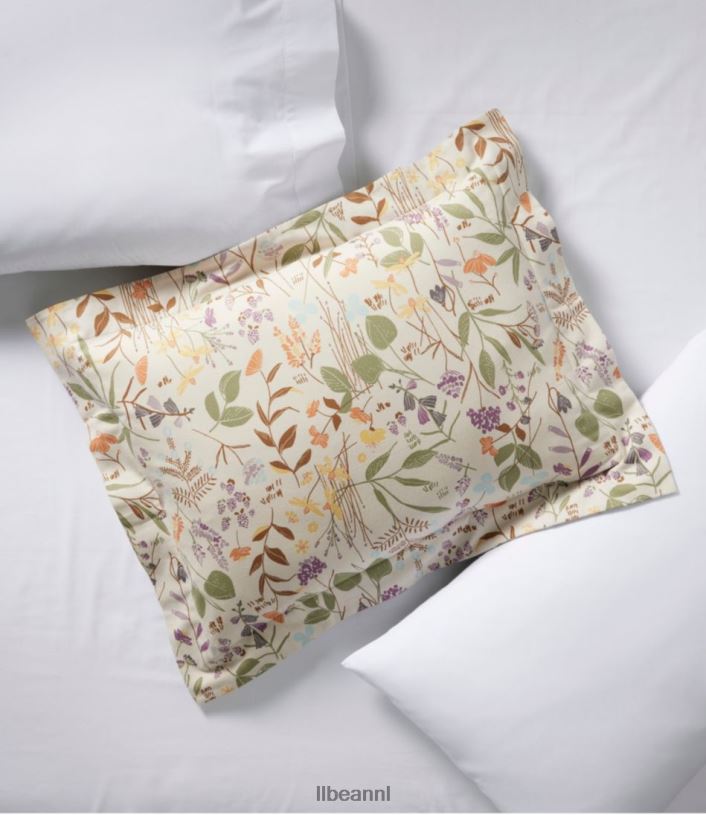 L.L.Bean unisex berken bloemen flanellen dekbedovertrekcollectie zilver beddengoed VT0642539 - Image 4