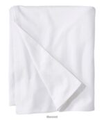 L.L.Bean unisex biologische katoenen deken wit beddengoed VT0646319
