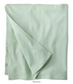 L.L.Bean unisex biologische katoenen deken zilveren salie beddengoed VT0644393