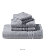 L.L.Bean unisex biologische katoenen handdoek vuursteen bad VT0646286