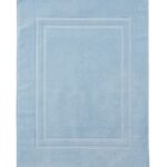 L.L.Bean unisex biologische katoenen handdoekbadmat surf blauw bad VT0647255