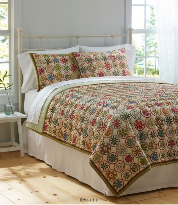 L.L.Bean unisex bloeiende cirkels quiltcollectie veelkleurig beddengoed VT0642476 - Image 5