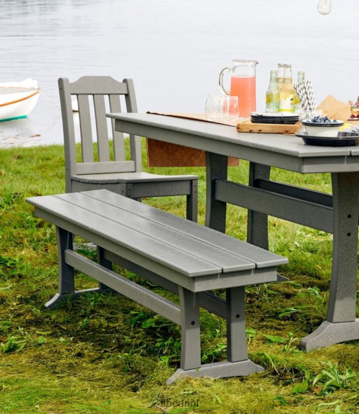 L.L.Bean unisex boerderijbank voor alle weersomstandigheden groente achtertuin en terras VT0642650 - Image 2