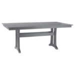 L.L.Bean unisex boerderijtafel voor alle weersomstandigheden leigrijs achtertuin en terras VT0646847