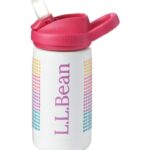 L.L.Bean unisex camelbak eddy+ geïsoleerde waterfles regenboog stippen accessoires voor buiten VT0645380