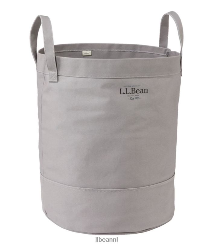 L.L.Bean unisex canvas opbergtas voor wasgoed vorstgrijs huisdecoratie VT0644354 - Image 1