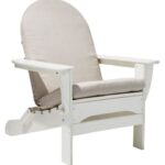 L.L.Bean unisex Casco Bay Adirondack stoel zit- en rugkussen zand achtertuin en terras VT0644456