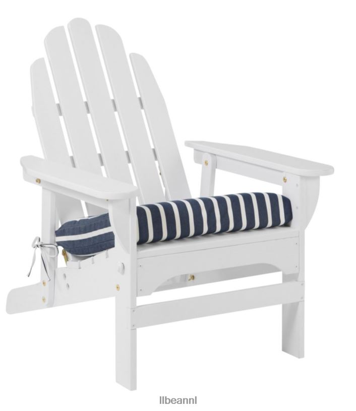 l_l_bean_unisex_casco_bay_adirondack_stoel_zitkussen_streep_marine_naturel_achtertuin_en_terras_vt0646340.jpg L.L.Bean unisex casco bay adirondack stoel zitkussen streep marine/naturel achtertuin en terras VT0646340 - Image 1