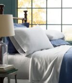 L.L.Bean unisex collectie fleecelakens zacht blauw beddengoed VT0644486 - Image 4