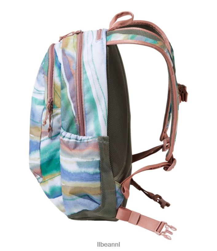 L.L.Bean unisex comfort carry laptoptas met print gids gouden rots accessoires VT0642413 - Image 3