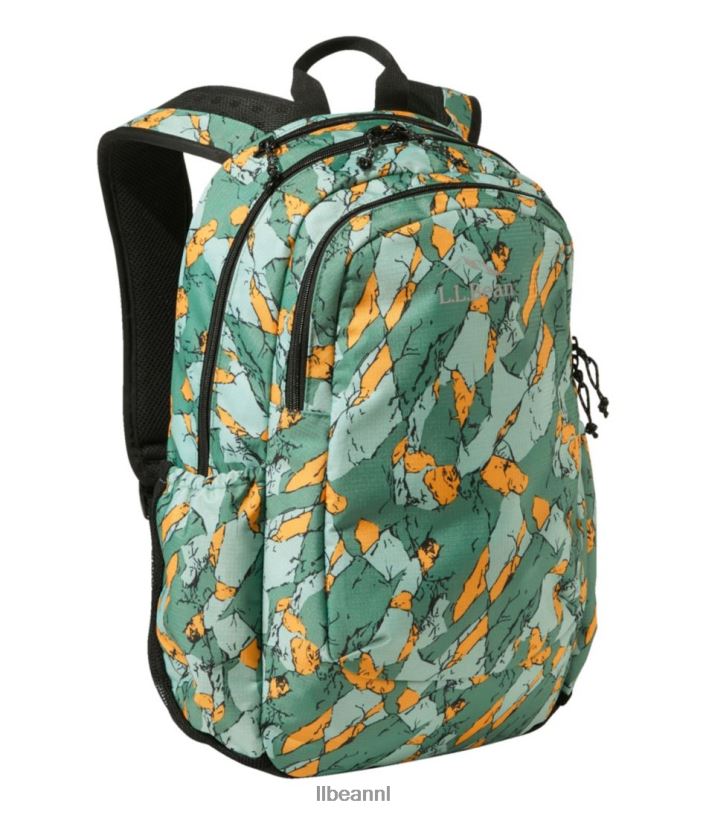 l_l_bean_unisex_comfort_carry_laptoptas_met_print_gids_gouden_rots_accessoires_vt0642413.jpg L.L.Bean unisex comfort carry laptoptas met print gids gouden rots accessoires VT0642413 - Image 1