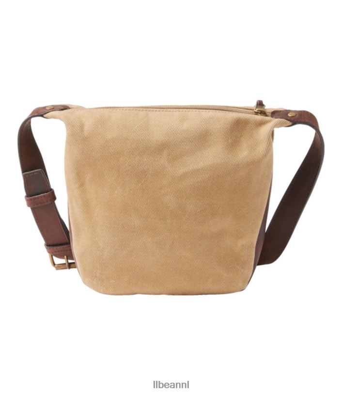 L.L.Bean unisex crossbody van gewaxt canvas veldspaat accessoires VT0644240 - Image 2