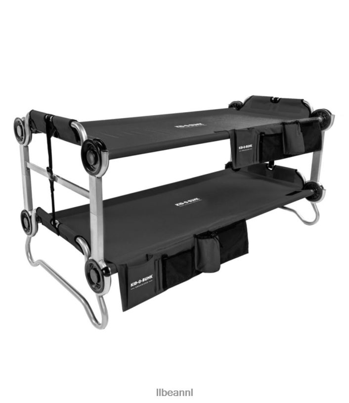 L.L.Bean unisex disc-o-bed o-stapelbed met organizer zwart uitrusting voor buiten VT0641555 - Image 1