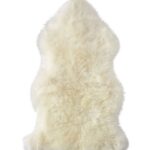 L.L.Bean unisex enkel schapenvacht vloerkleed ivoor huis goederen VT0644564