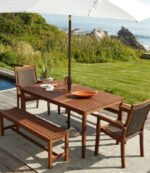 L.L.Bean unisex eucalyptus boerderijtafel natuurlijk achtertuin en terras VT0642794 - Image 3