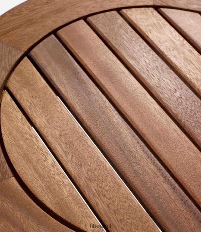 L.L.Bean unisex Eucalyptus ronde bijzettafel natuurlijk achtertuin en terras VT0642695 - Image 3