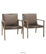 L.L.Bean unisex Eucalyptus was- en touwfauteuilset van twee grijs achtertuin en terras VT0642887