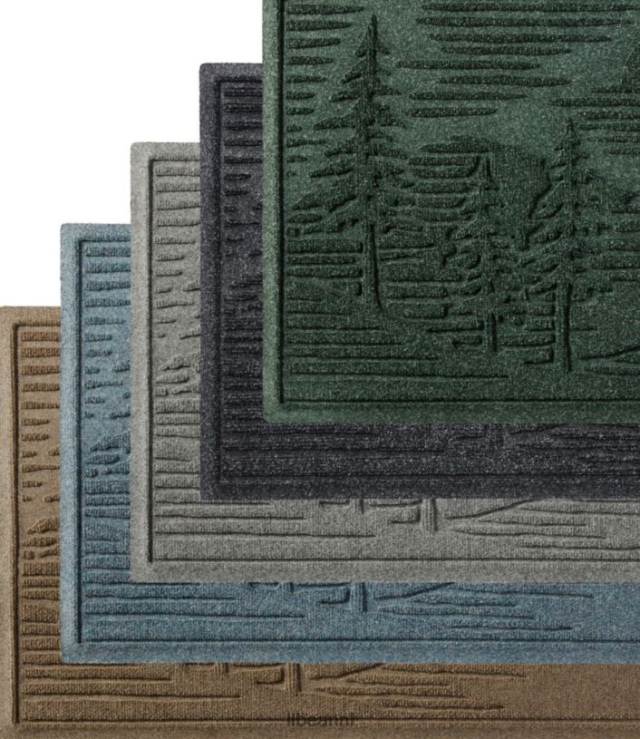 L.L.Bean unisex everyspace gerecyclede waterhog deurmat dennenbomen groenblijvend huis goederen VT0644333 - Image 4