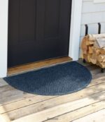 L.L.Bean unisex everyspace gerecyclede waterhog-deurmat, halve maan houtskool huis goederen VT0646271 - Image 5