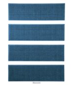 L.L.Bean unisex everyspace gerecyclede waterhogmat traptreden set van vier blauw huis goederen VT0647252
