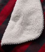 L.L.Bean unisex flanellen sherpaworp rustieke rode buffelruit beddengoed VT0642560 - Image 2