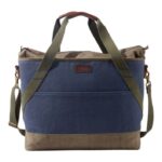 L.L.Bean unisex geïsoleerde draagtas van gewaxt canvas marine accessoires VT0643913