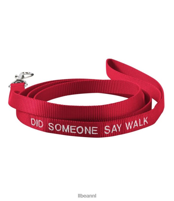 l_l_bean_unisex_gepersonaliseerde_hondenriem_rood_huis_goederen_vt0641594.jpg L.L.Bean unisex gepersonaliseerde hondenriem rood huis goederen VT0641594 - Image 1