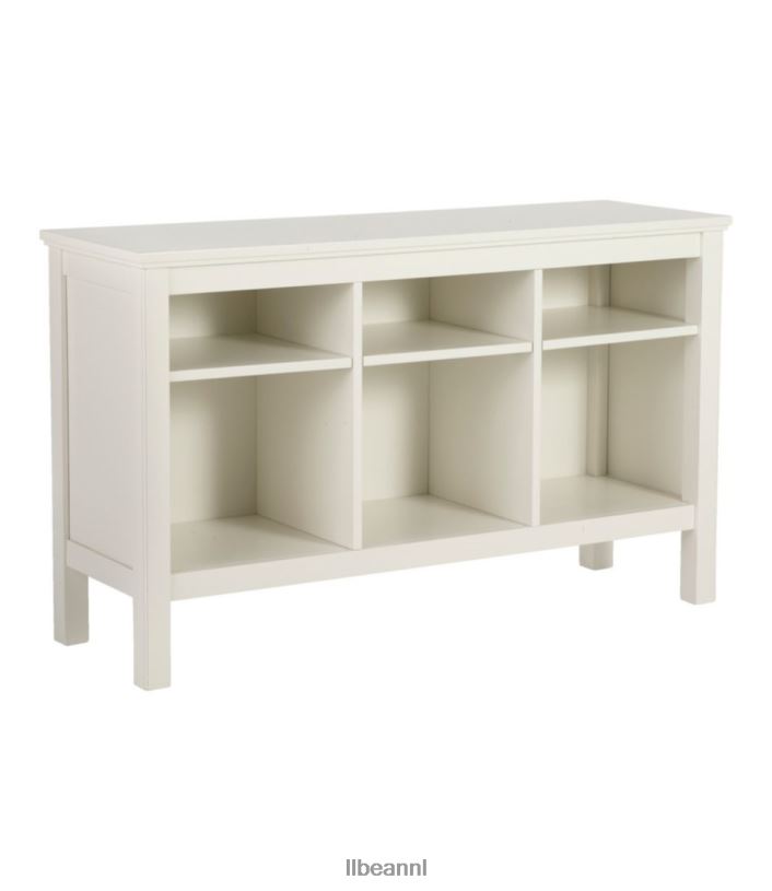 l_l_bean_unisex_geschilderde_boerderijopslagconsole_papierwit_binnenmeubilair_vt0642851.jpg L.L.Bean unisex geschilderde boerderijopslagconsole papierwit binnenmeubilair VT0642851 - Image 1