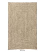 L.L.Bean unisex gevlochten vloerkleed voor alle weersomstandigheden, rechthoekig concentrisch patroon zand multi huis goederen VT0646850