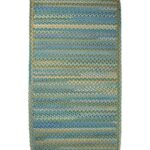 L.L.Bean unisex gevlochten wollen vloerkleed horizontale vlecht zee glas huis goederen VT0647162