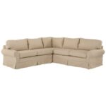 L.L.Bean unisex grenen punt hoes met hoes linnen beige binnenmeubilair VT0642881