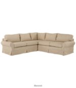 L.L.Bean unisex grenen punt hoes met hoes linnen beige binnenmeubilair VT0642881