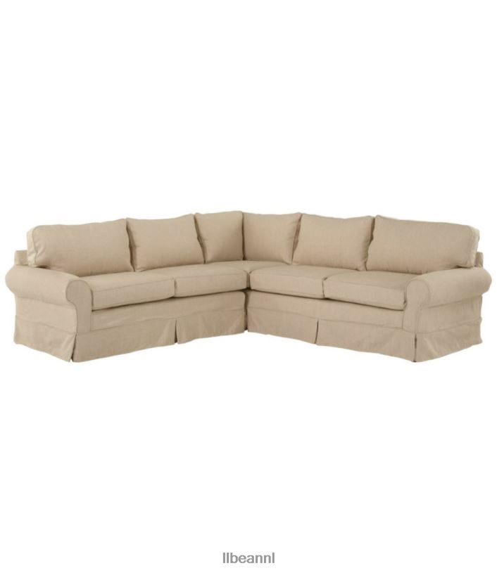 l_l_bean_unisex_grenen_punt_hoes_met_hoes_linnen_beige_binnenmeubilair_vt0642881.jpg L.L.Bean unisex grenen punt hoes met hoes linnen beige binnenmeubilair VT0642881 - Image 1